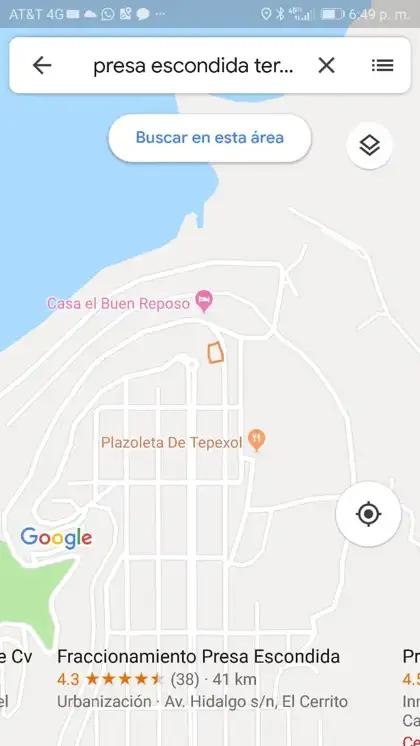 Terreno en Venta en Presa Escondida, Tepeji del Río de Ocampo, Hidalgo 122-805